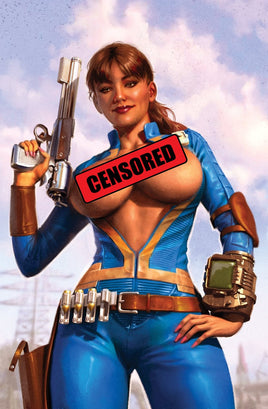 VALKYRIE SAVIORS #1 Fallout Cosplay Topless With Jacket Virgin Variant LTD To ONLY 100