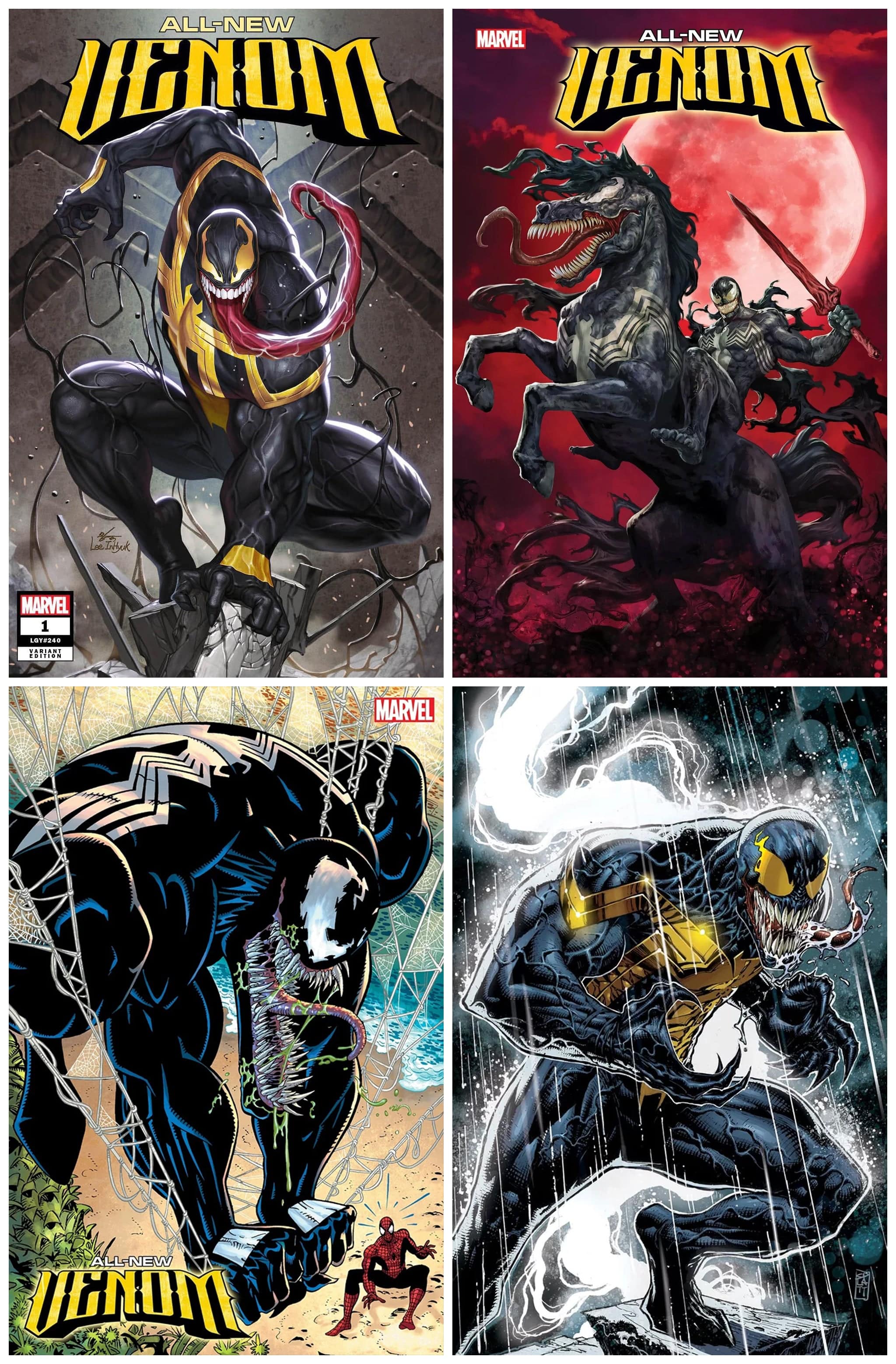 ALL NEW VENOM #1 Inhyuk Lee Variant Cover + 1:25, 1:50 & 1:100