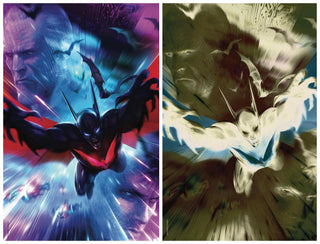 BATMAN BEYOND #1 Francesco Mattina Virgin Variant Cover Set LTD To 1000 Sets - 7 Ate 9 Comics