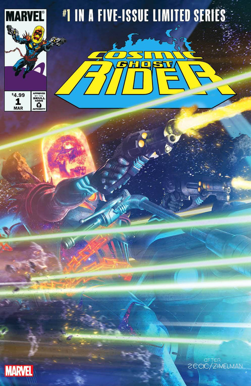 COSMIC GHOST RIDER #1 Rahzzah Variant Cover| 7 Ate 9 Comics