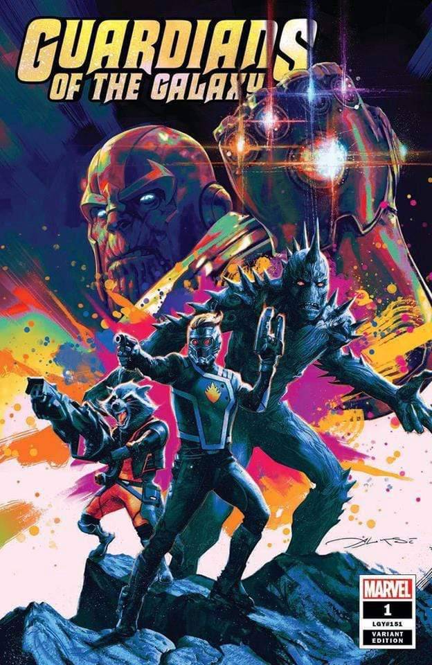 GUARDIANS OF THE GALAXY #1 Aleksi Briclot Variant Cover| 7 Ate 9