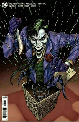 THE JOKER PRESENTS: A PUZZLE BOX #1 1:25 Jesus Merino Variant Cover