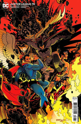 JUSTICE LEAGUE #75 1:50 Tony Harris Variant
