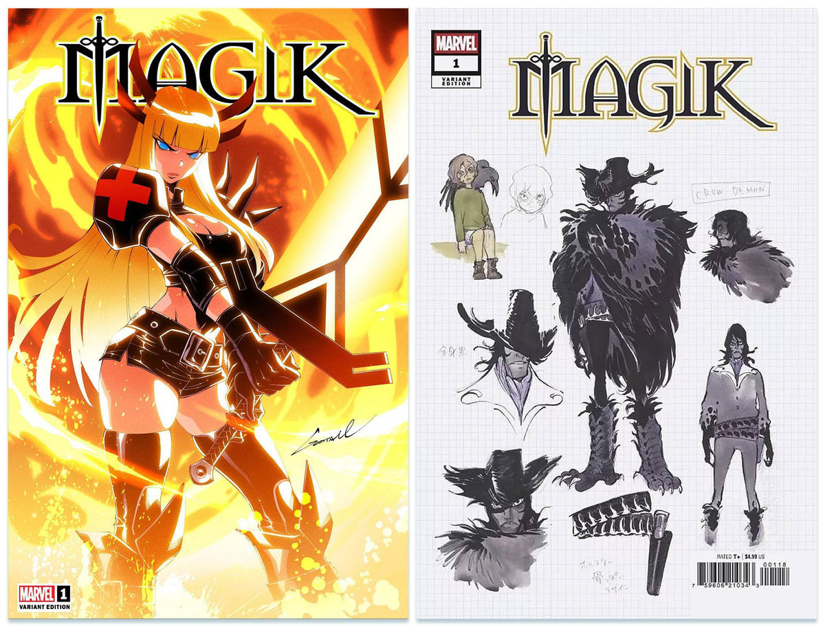 MAGIK #1 Godtail Variant Cover LTD + 1:10 Variant Cover| 7 Ate 9 Comics