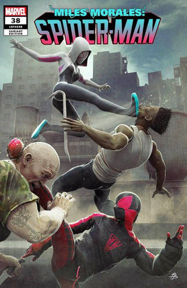 MILES MORALES: SPIDER-MAN #38 Bjorn Barends Variant 1st Appearance of Spider-Smasher