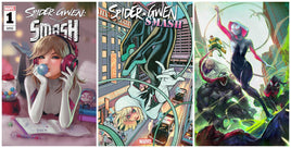 SPIDER-GWEN SMASH #1 Leirix Variant + 1:25 & 1:100 Variants