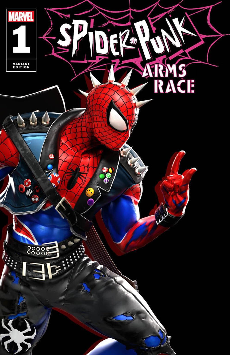 SPIDER-PUNK: ARMS RACE #1 Rafael Grassetti Variant Cover LTD To 500 Wi ...