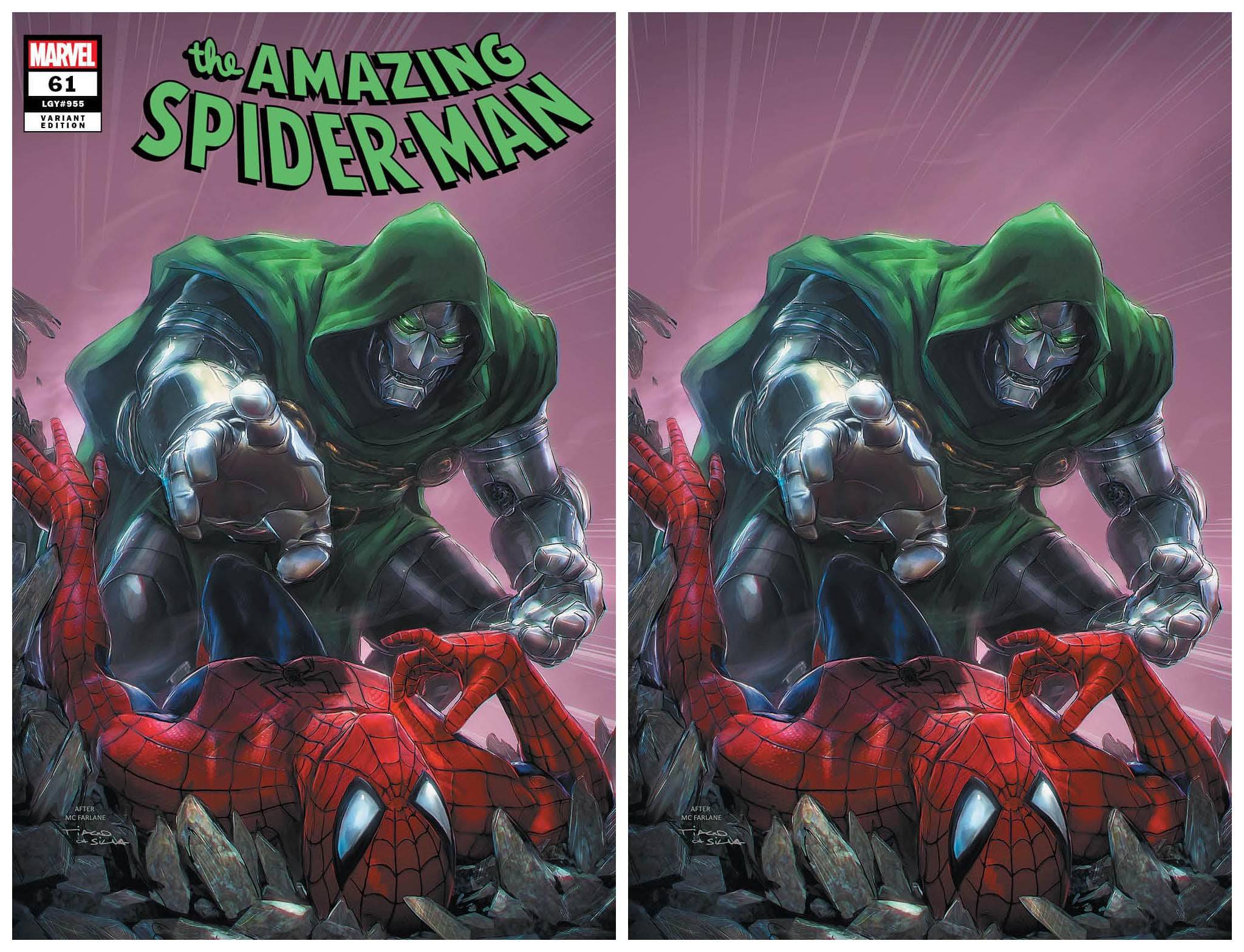 AMAZING SPIDER-MAN #61 Tiago Da Silva Homage Variant Cover Set| 7