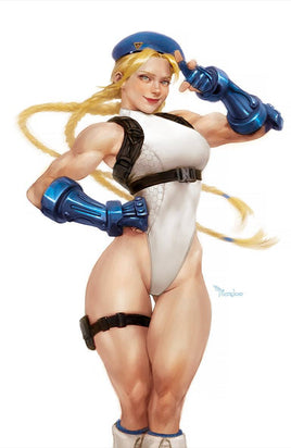 STREET FIGHTER MASTERS: CAMMY #1 Miguel Mercado Virgin Variant Cover LTD To 500 WITH COA
