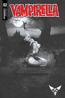 VAMPIRELLA #2 1:20 Dalton B&W Variant Cover