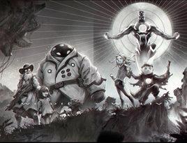 WE LIVE #4 Ivan Tao B&W Virgin Wrap-Around Variant Limited To ONLY 200