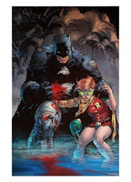7 Ate 9 Comics Art Print BATMAN & ROBIN By Jim Lee Print 12