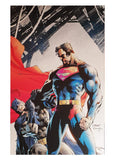 7 Ate 9 Comics Art Print BATMAN Vs SUPERMAN By Jim Lee Print 12"x16"