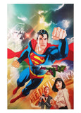 7 Ate 9 Comics Art Print SUPERMAN By Joshua Middleton Print 12"x16"