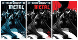 7 Ate 9 Comics Comic BATMAN DARK NIGHTS: METAL #1 KRS Comics JOCK Colour, BW & Virgin Variant Set.