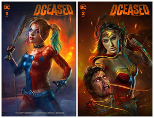 7 Ate 9 Comics Comic DCEASED #1 & #2 Shannon Maer Trade Dress Variant Cover