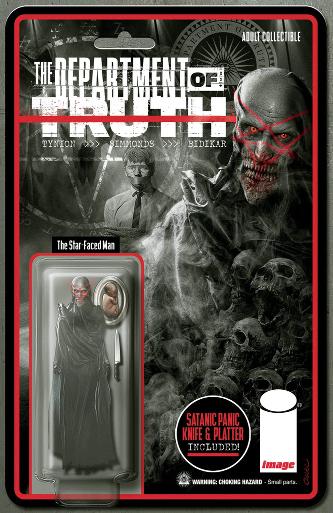 7 Ate 9 Comics Comic DEPARTMENT OF TRUTH #14 Rob Csiki Action Figure Variant Cover LTD To 500