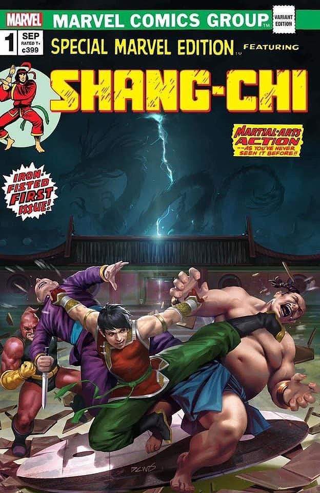 7 Ate 9 Comics Comic Homage Variant SHANG-CHI #1 Derrick Chew - Homage Variant Cover Options