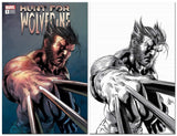 7 Ate 9 Comics Comic HUNT FOR WOLVERINE #1 Mike Deodato Trade Dress & Virgin Variant Cover Set