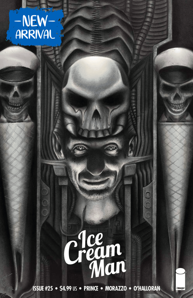 7 Ate 9 Comics Comic ICE CREAM MAN #25 David Sanchez - H. R. Giger Inspired Variant LTD To 500
