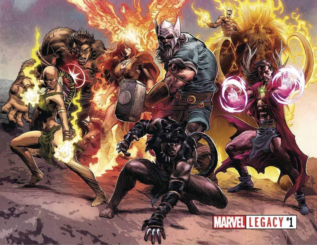 7 Ate 9 Comics Comic MARVEL LEGACY #1  1:500 Mike Deodato Wraparound Variant Cover