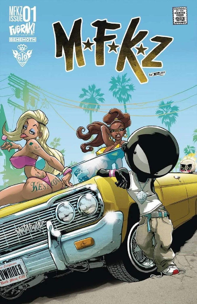 7 Ate 9 Comics Comic MFKZ #1 B Street Cred (Grand Theft Auto Homage)