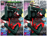 7 Ate 9 Comics Comic MILES MORALES: SPIDER-MAN #35 Mike Mayhew - LL COOL J - Album Cover Homage Variant Set