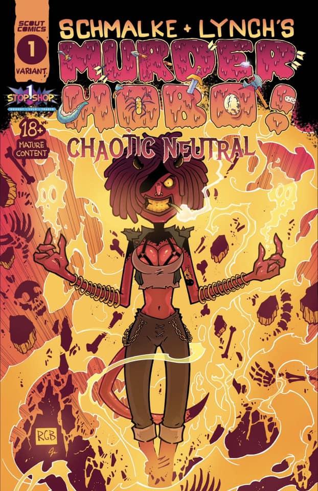 7 Ate 9 Comics Comic MURDER HOBO: CHAOTIC NEUTRAL #1 Ryan G Browne Variant Cover