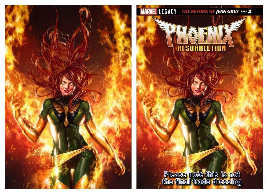 7 Ate 9 Comics Comic PHOENIX RESURRECTION RETURN JEAN GREY #1 Inhyuk Lee  Virgin & Trade Dress Variant Set
