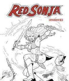 7 Ate 9 Comics Comic RED SONJA #1 1:20 Amanda Conner B&W Variant Cover