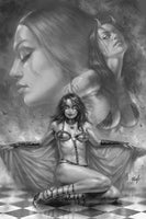 7 Ate 9 Comics Comic RED SONJA AGE OF CHAOS #2 1:15 Parrillo B&W Virgin Variant Cover