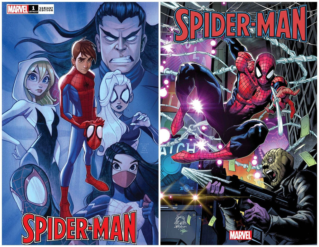 7 Ate 9 Comics Comic SPIDER-MAN #1 Chrissie Zullo UF #4 Homage Variant + 1:25 Ratio Cover