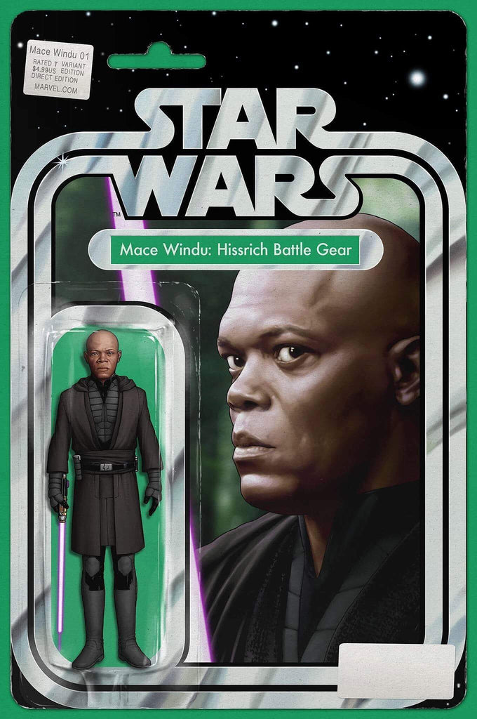 7 Ate 9 Comics Comic STAR WARS: MACE WINDU #1 SIGNED by John Tyler Christopher With COA  Action Figure Variant Cover