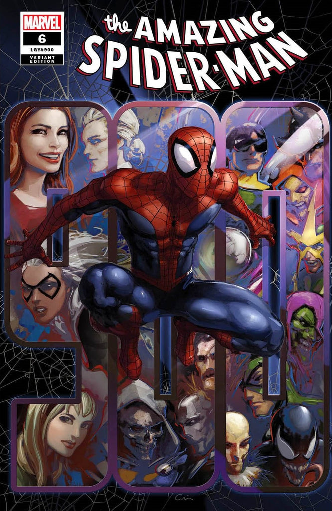 7 Ate 9 Comics Comic THE AMAZING SPIDER-MAN #900 Clayton Crain Variant Cover LTD To 1500 With COA