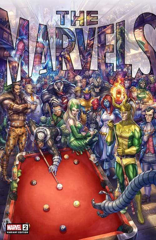 7 Ate 9 Comics Comic Trade Dress THE MARVELS #2 Alan Quah Variant Covers - COVER OPTIONS