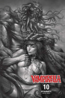 7 Ate 9 Comics Comic VAMPIRELLA #10  1:10 Lucio Parrillo B&W Variant Cover