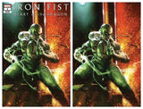 7 Ate 9 Comics Comic Virgin Variant Set (2 Comics) IRON FIST: HEART OF THE DRAGON #1 Gabriele Dell'Otto Variant - Cover Options