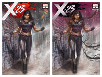 7 Ate 9 Comics Comic X-23 #1  Lucio Parrillo Trade Dress 2 Cover Set