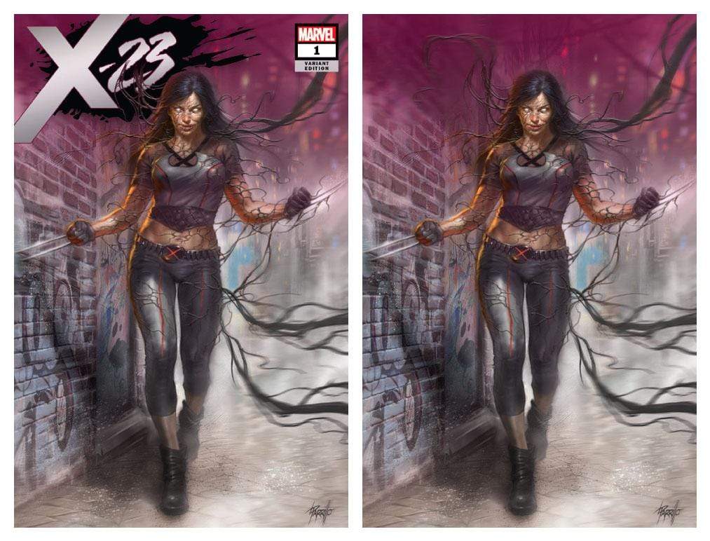 7 Ate 9 Comics Comic X-23 #1  Lucio Parrillo Venomized Virgin Variant 2 Cover Set