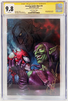 THE AMAZING SPIDER-MAN #49 CGC 9.8 SIGNED & REMARKED Lucio Parrillo Virgin Variant